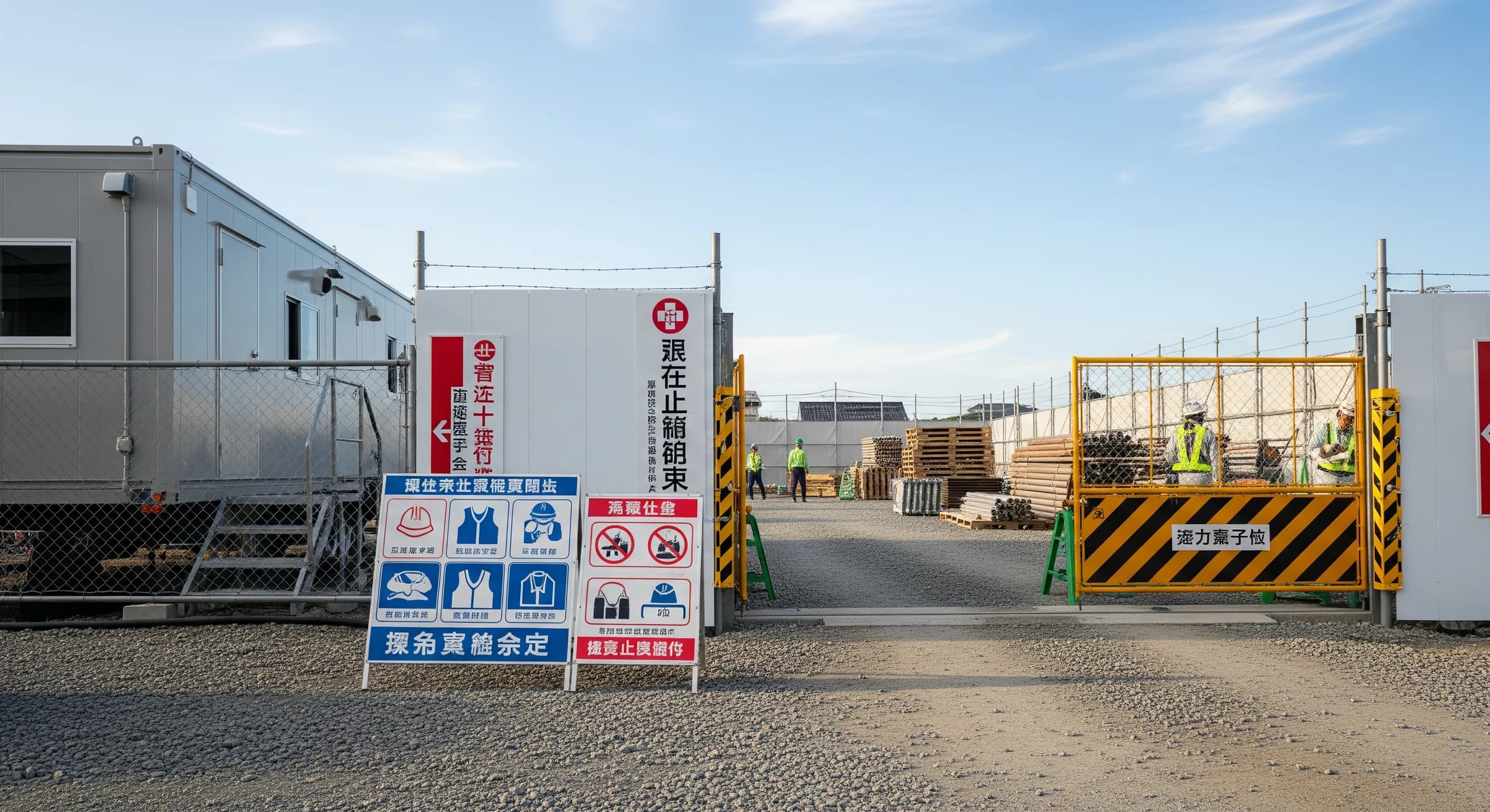 株式会社宝縁の現場事務所