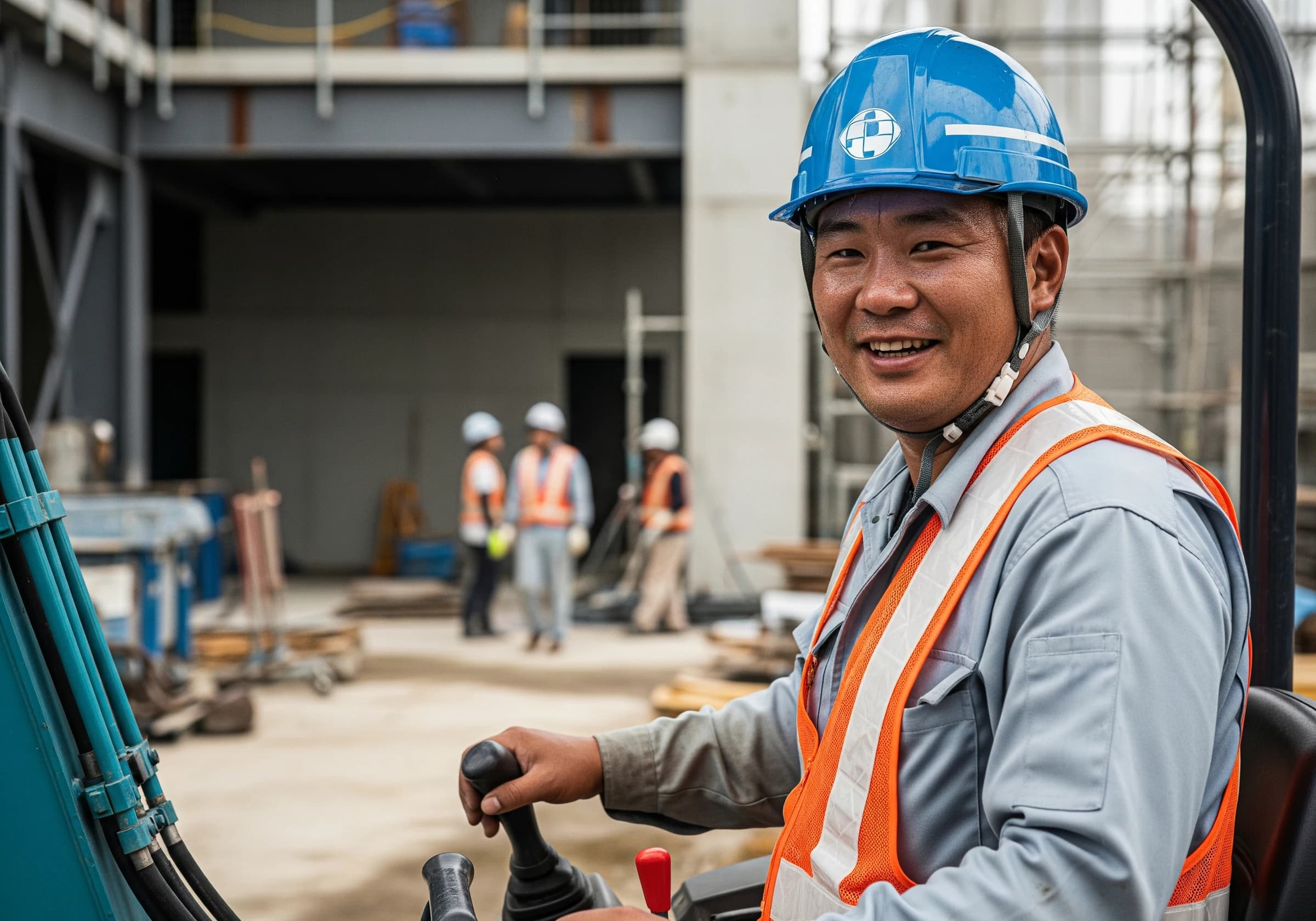 現場で作業する株式会社宝縁のスタッフ